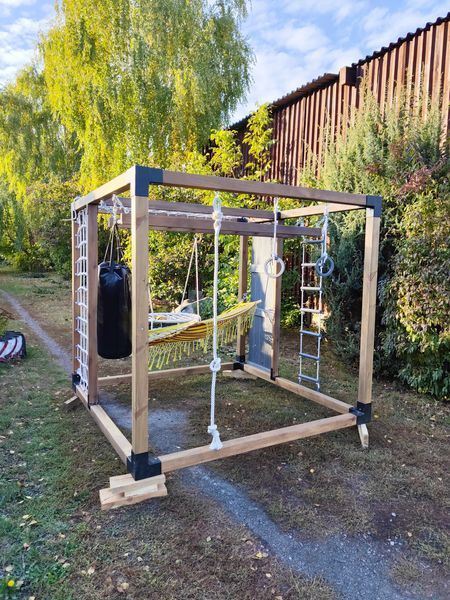 Children's playground "Sport cube 2.4 m x 2.4 m x 2.2 m"