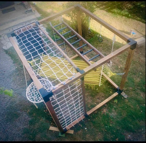 Children's playground "Sport cube 2.4 m x 2.4 m x 2.2 m"