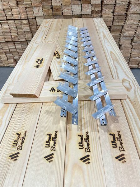 REINFORCED mechanism for rotary street blinds "Wood Brothers Light" 1m