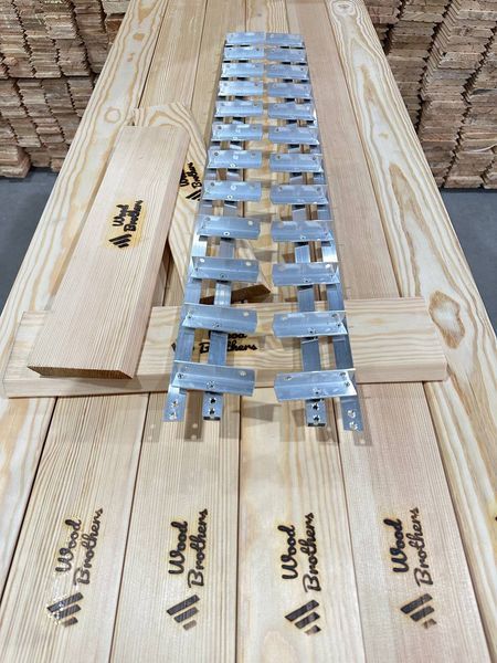 REINFORCED mechanism for rotary street blinds "Wood Brothers Light" 1m
