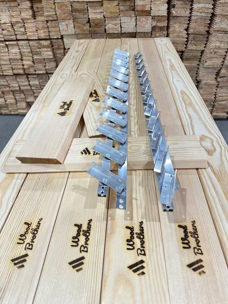 REINFORCED mechanism for rotary street blinds "Wood Brothers Light" 1m