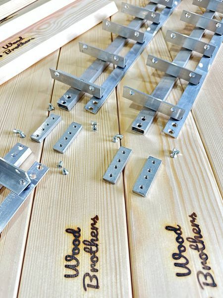 REINFORCED mechanism for rotary street blinds "Wood Brothers Light" 1m