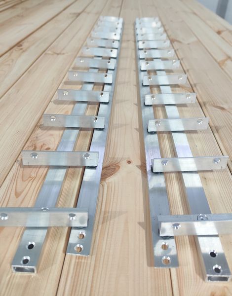 REINFORCED mechanism for rotary street blinds "Wood Brothers Light" 1m