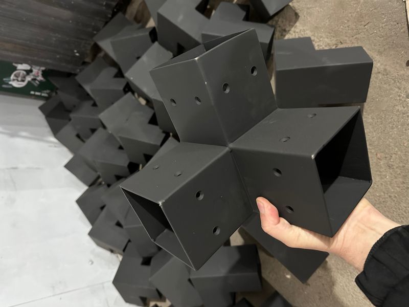 Metal corner 98x98x3mm for gazebos and pergolas