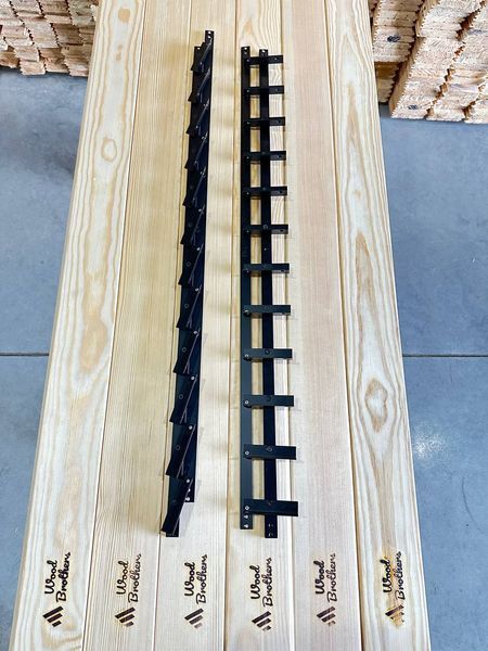 REINFORCED aluminum mechanism for rotary street blinds "Wood Brothers Light Black" 1m