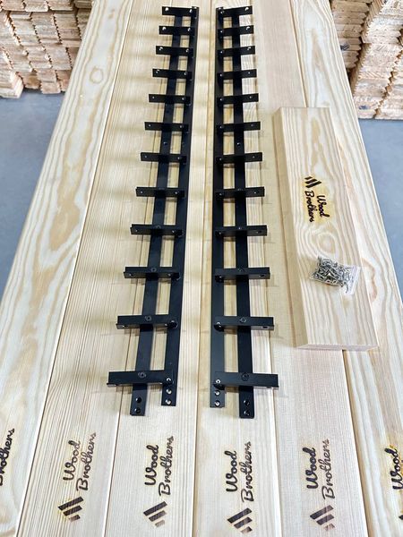 REINFORCED aluminum mechanism for rotary street blinds "Wood Brothers Light Black" 1m