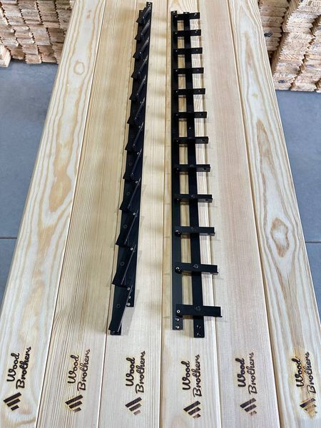 REINFORCED aluminum mechanism for rotary street blinds "Wood Brothers Light Black" 1m