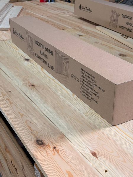 Комплект двосторонніх вуличних жалюзі Wood Brothers FSP -1м2 two-sided 1м2 фото