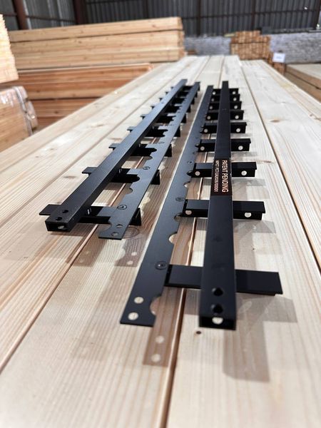 ДВОСТОРОННІЙ ПОСИЛЕНИЙ механізм для поворотних вуличних жалюзі "Wood Brothers Двосторонній Блек" 1м two-sided Блек фото