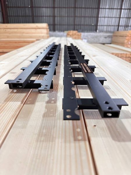 ДВОСТОРОННІЙ ПОСИЛЕНИЙ механізм для поворотних вуличних жалюзі "Wood Brothers Двосторонній Блек" 1м two-sided Блек фото
