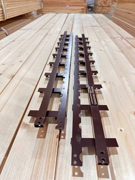 TWO-SIDED REINFORCED mechanism for rotary street blinds "Wood Brothers Two-sided Brown" 1m