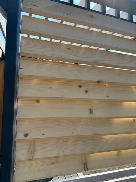 ДВОСТОРОННІЙ ПОСИЛЕНИЙ механізм для поворотних вуличних жалюзі "Wood Brothers Двосторонній Графіт" 1м two-sided Графіт фото