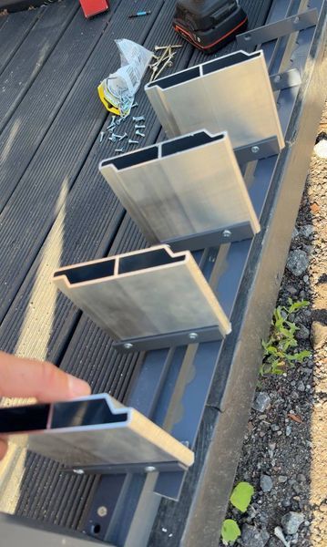 Painted Figured aluminum slat 108x19mm (for mechanisms of the "Light" and "Two-sided" series)