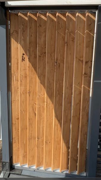 Комплект двосторонніх вуличних жалюзі Wood Brothers FSP -1.5м2 two-sided 1м2 фото