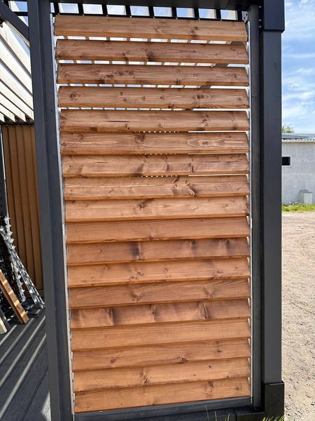 Комплект двосторонніх вуличних жалюзі Wood Brothers FSP -1.5м2 two-sided 1м2 фото