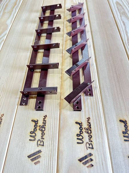 REINFORCED aluminum mechanism for rotary street blinds "Wood Brothers Light Brown" 0.5m