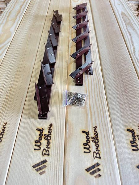 REINFORCED aluminum mechanism for rotary street blinds "Wood Brothers Light Brown" 0.5m