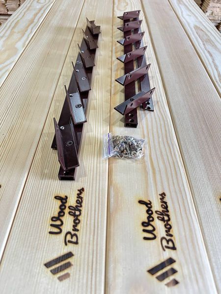 REINFORCED aluminum mechanism for rotary street blinds "Wood Brothers Light Brown" 0.5m