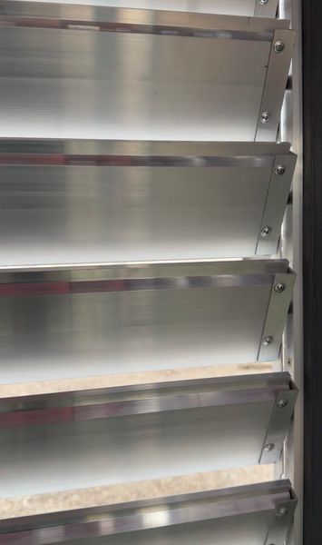 Set of two-sided street blinds Wood Brothers Aluminum  -1m2