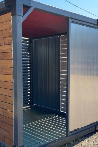 Set of two-sided street blinds Wood Brothers Aluminum  -1m2