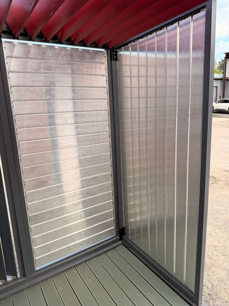 Set of two-sided street blinds Wood Brothers Aluminum  -1m2