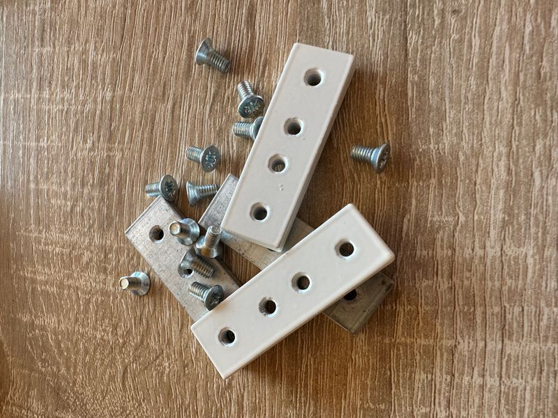 Connection kit for garden blinds Light White